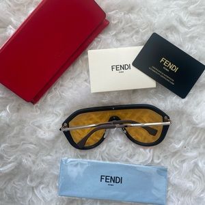 Authentic Yellow Fendi monogram